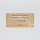 Retro Party Ticket