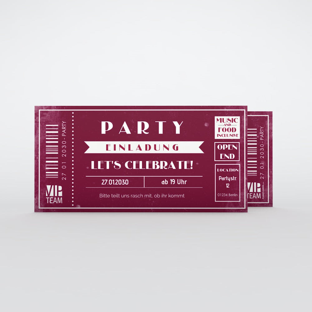VIP Partyticket