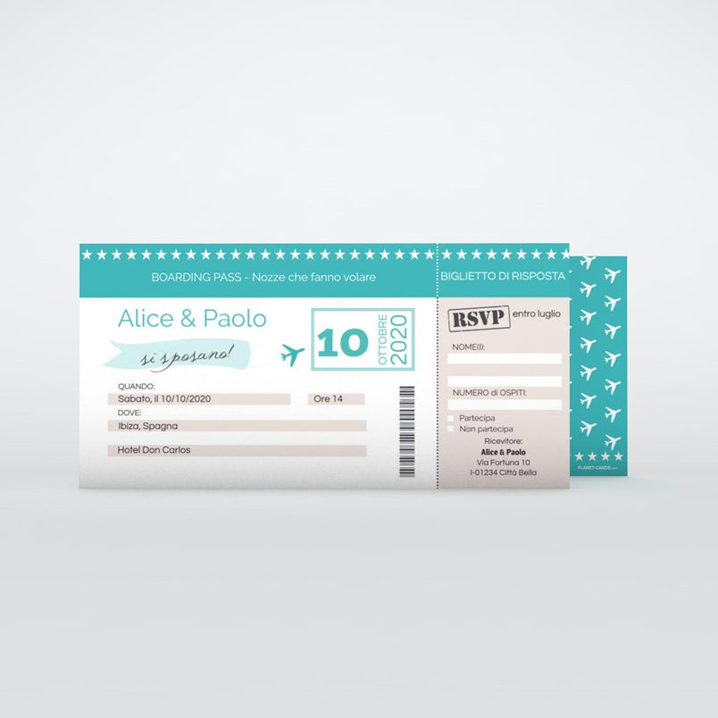 Boarding Pass Matrimonio