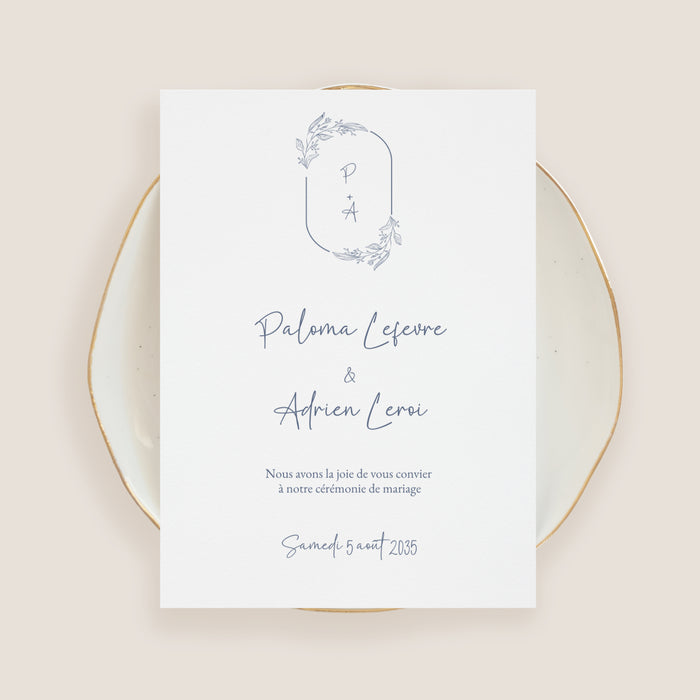 Les iconiques de Planet Cards Monogramme et Calligraphie
