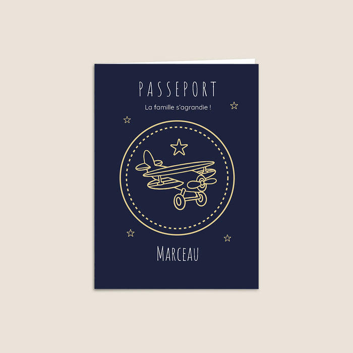 Les iconiques de Planet Cards Passeport Bébé Voyageur