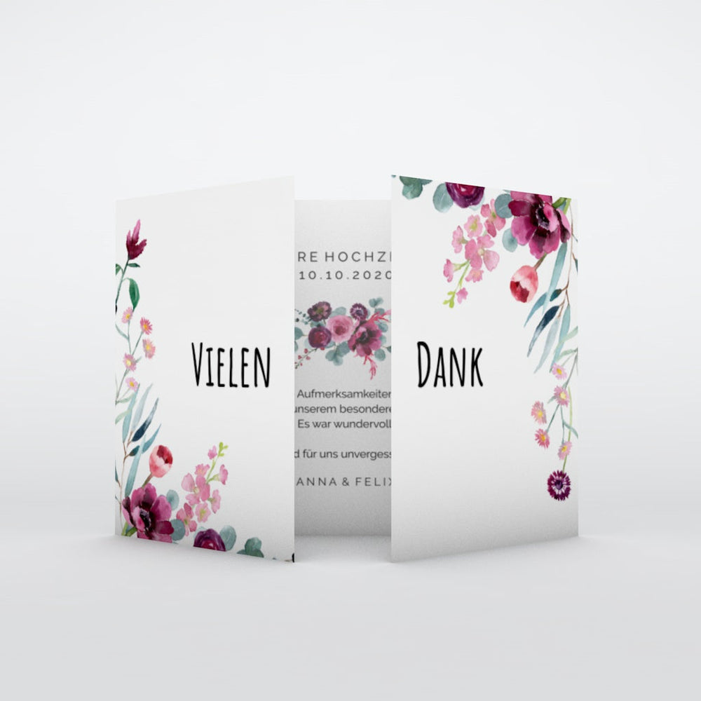 Dunkle Wildblumen