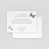 Farfalle grigio argento