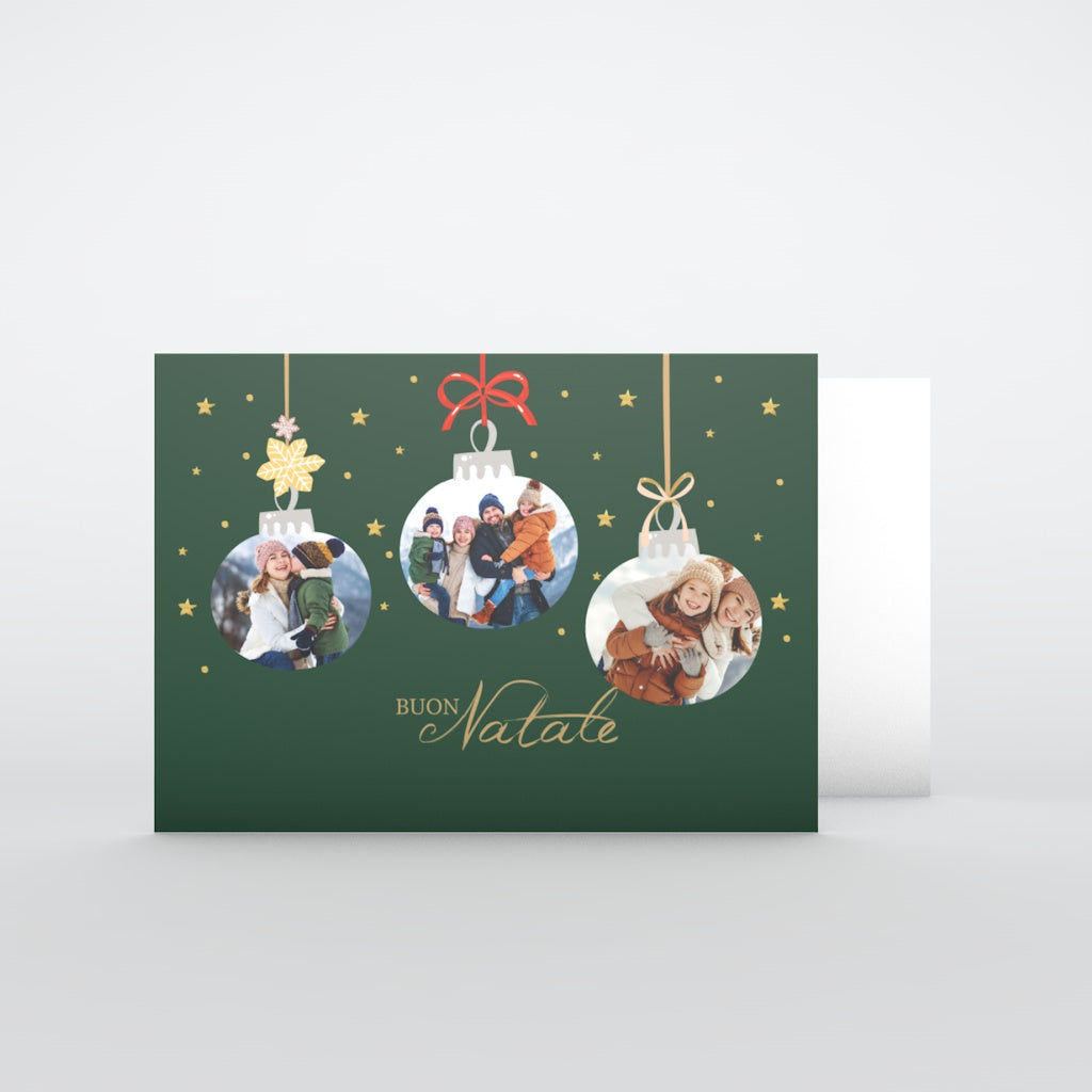 Palle di Natale appese
