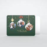 Palle di Natale appese