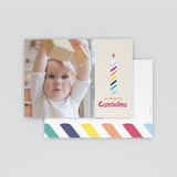 La mia prima candelina pastello
