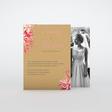 Feuilles roses