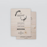 Floral sur bois tendre