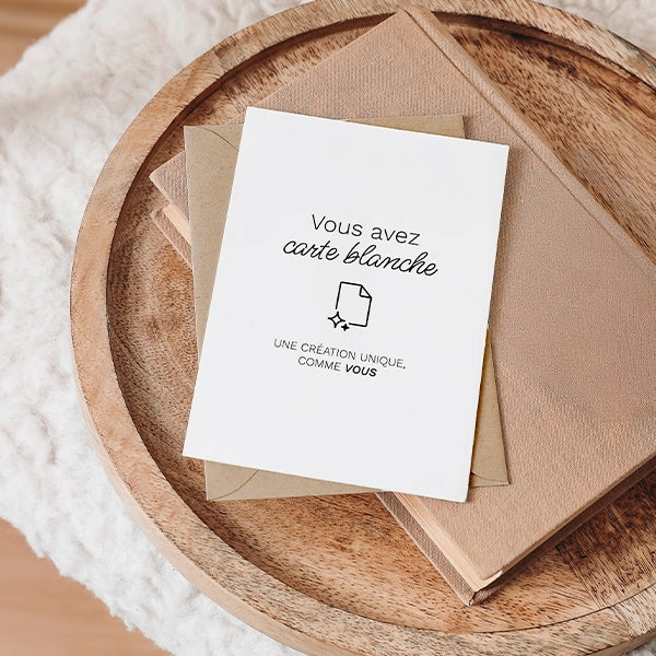 Carte 100% personnalisable, 100% DIY laissez libre cours à votre créativité pour une annonce unique