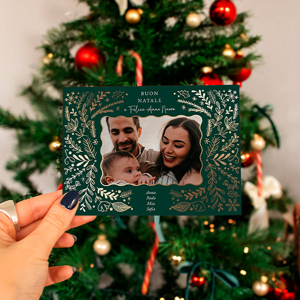 Biglietto di auguri personalizzato con foto,