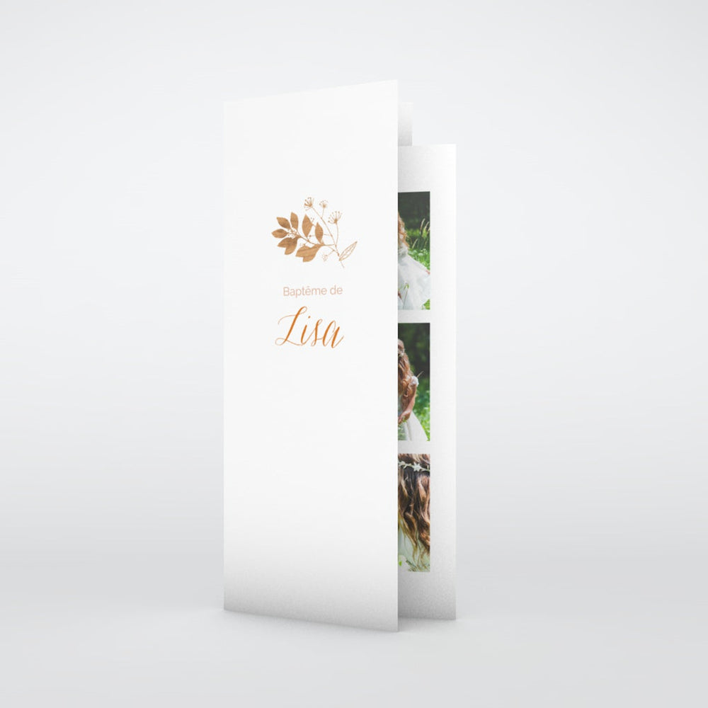 Floral sur bois