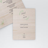 Floral sur bois tendre