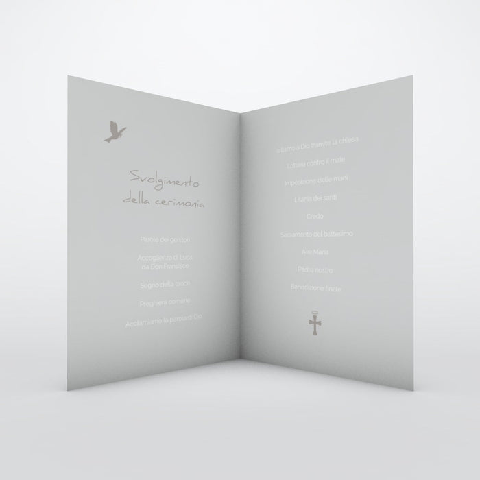 Libberto Account Card Libretto messa battesimo La piccola colomba — Planet Cards