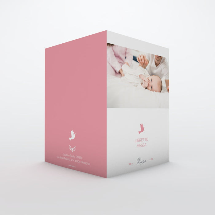 Libberto Account Card Libretto messa battesimo Colomba pace — Planet Cards