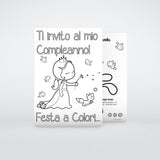 Invito da colorare