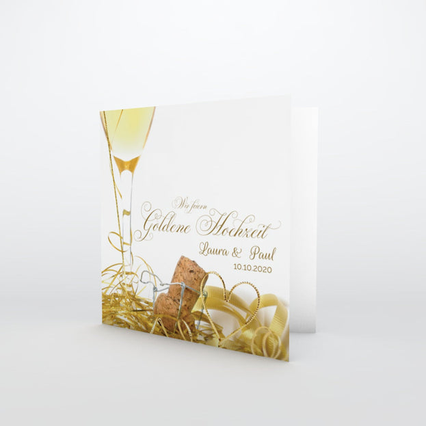 Champagner zur Goldenen Hochzeit