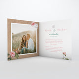 Kraft und Vintage Blumen