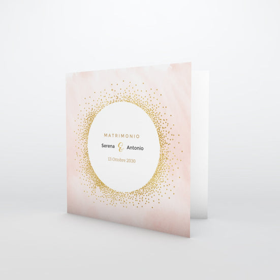 Acquerello scintillante rosa