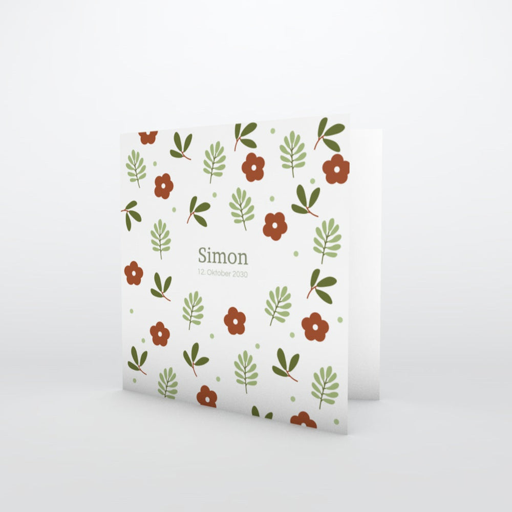 Liberty Blumen und Blätter