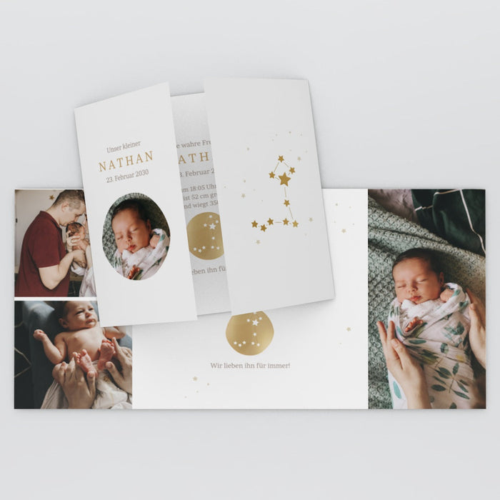 Geburtskarten Poisson