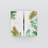 Eleganti foglie tropicali