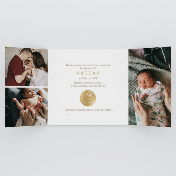 Faire-part naissance Poisson