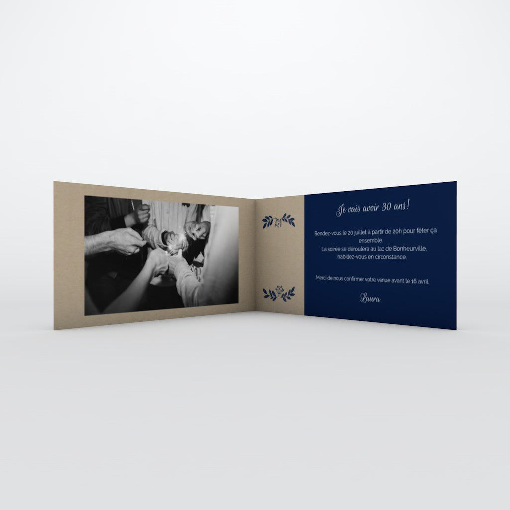 Old English Co. Carte D'anniversaire 40 Ans Pour Lui - Carte D