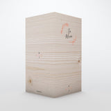 Floral sur bois tendre