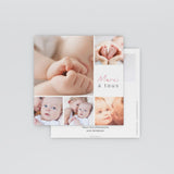 Quatre photos de bébé