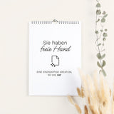 A5 Wandkalender- im Hochformat für fachleute