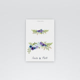 Fiori e mirtilli