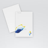 Aquarellschmetterling Blau