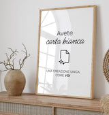 Poster fotografico  DIY
