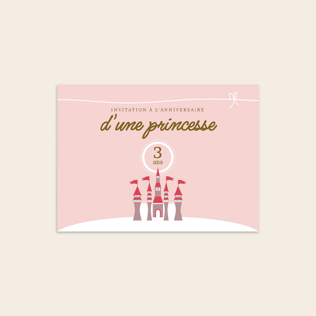 Carte invitation anniversaire enfant