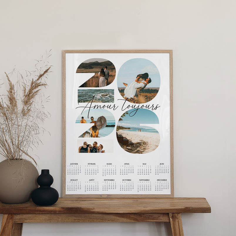 Poster Calendrier Photo - 2026