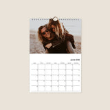 Calendrier photo A4 portrait simple