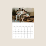 Calendario fotografico A4 verticale semplice
