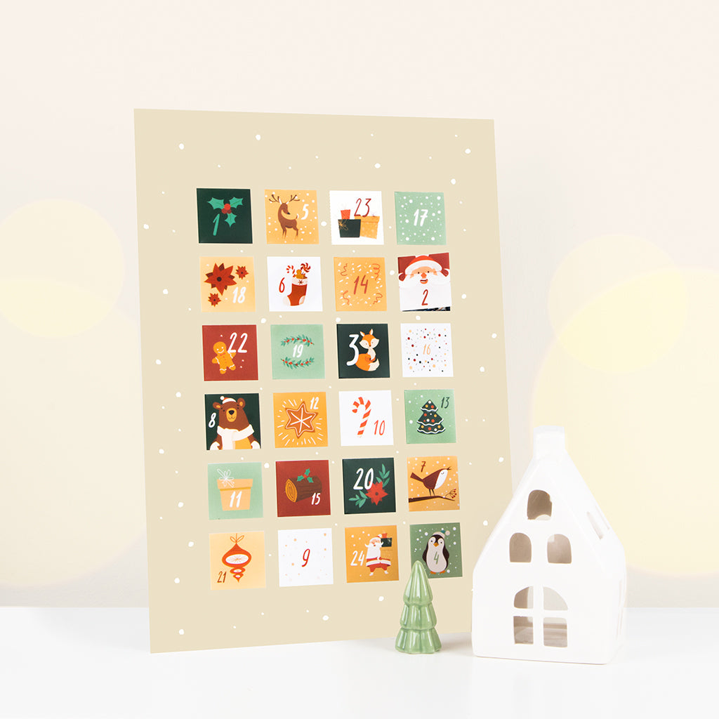 Calendrier de l'Avent photo personnalisé