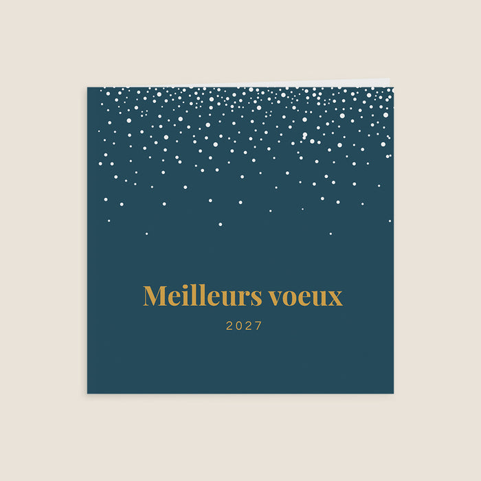 Cartes de Voeux Mairie Année Scintillante