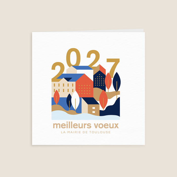 Cartes de Voeux Mairie Voeux de la Ville