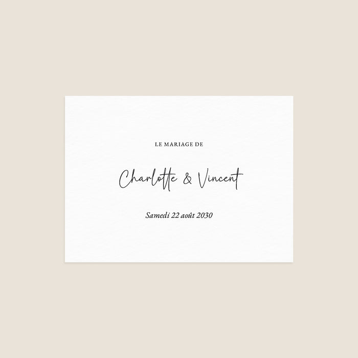 Collection Mariage Invitation Timeline