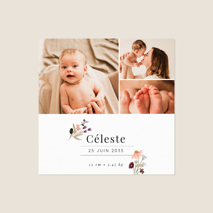 Les iconiques de Planet Cards Annonce fleurie