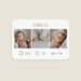 Faire-part naissance pictogramme Multiphotos et petits pictos