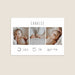 Faire-part naissance pictogramme Multiphotos et petits pictos