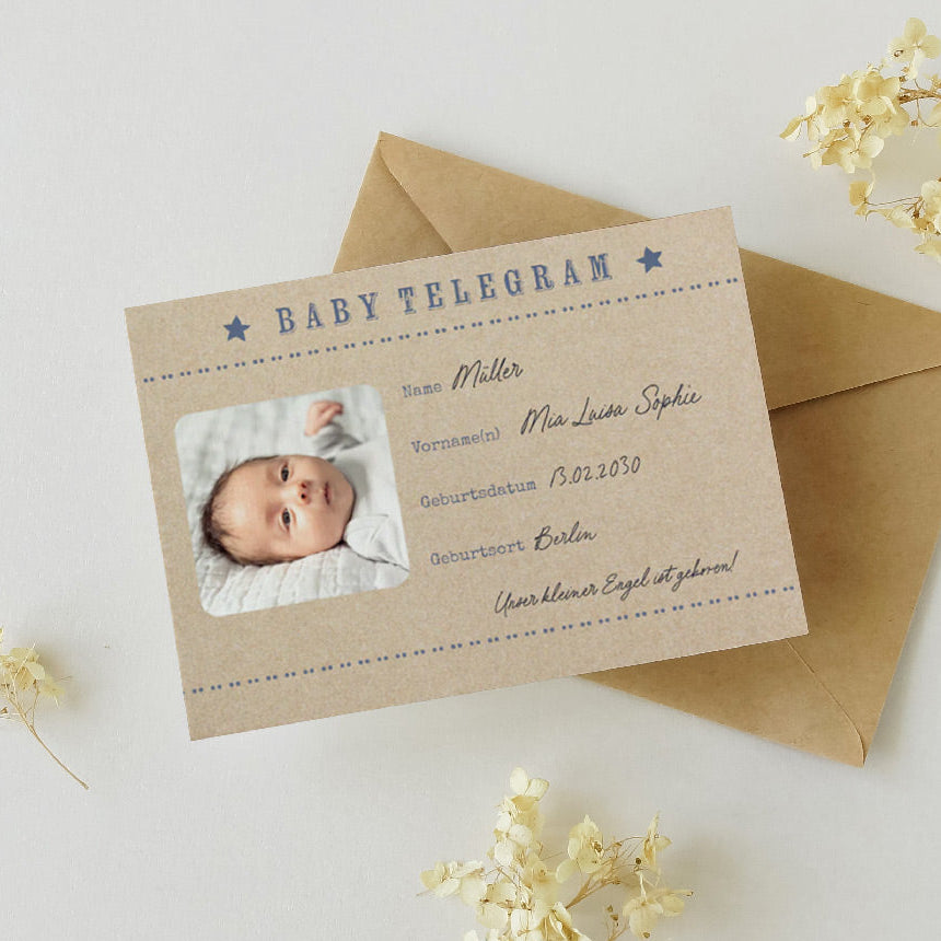 Faire-part naissance original