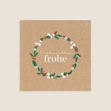 Grüße und pflanzliche Krone