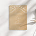 Vintage-Hochzeitseinladungen Kraft und Lichterketten