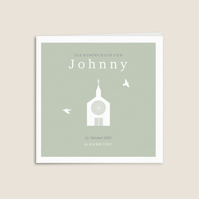 Kommunion Einladungskarten Kleine Grafikkirche
