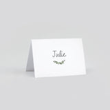 Couronne de feuilles, eucalyptus et croix