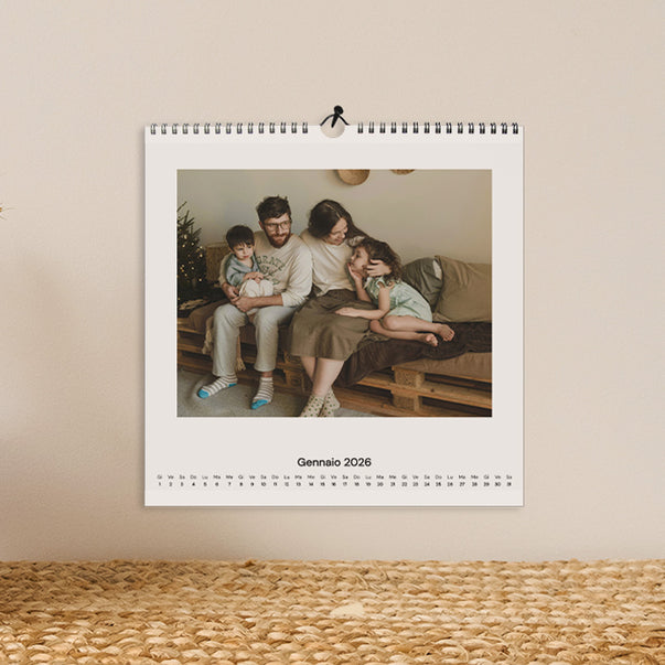 Calendario fotografico quadrato